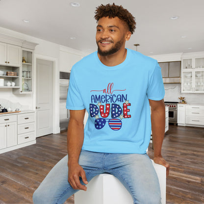 All-American Dude Adult T-shirt