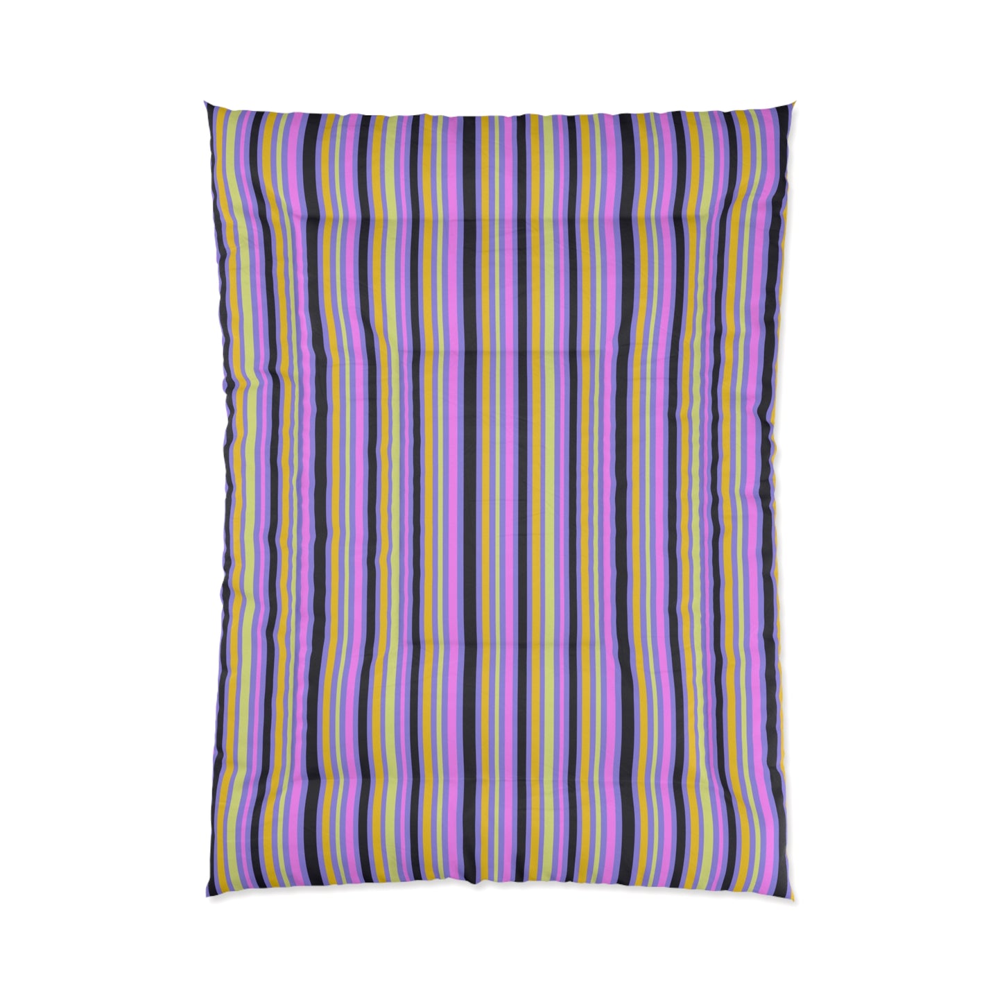 Midnight Pop Stripes Comforter