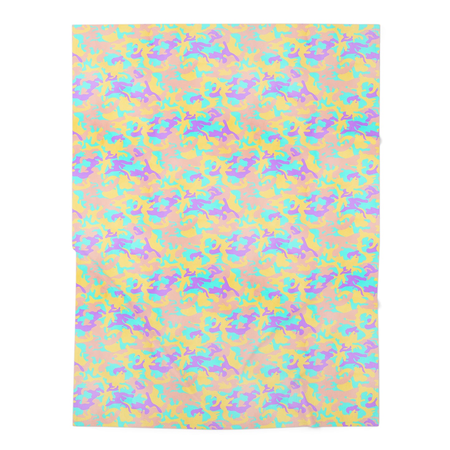 Dreamsicle Camo Baby Swaddle Blanket