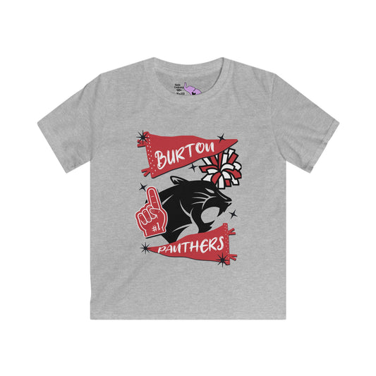 Burton Panthers #1 Youth Softstyle Tee