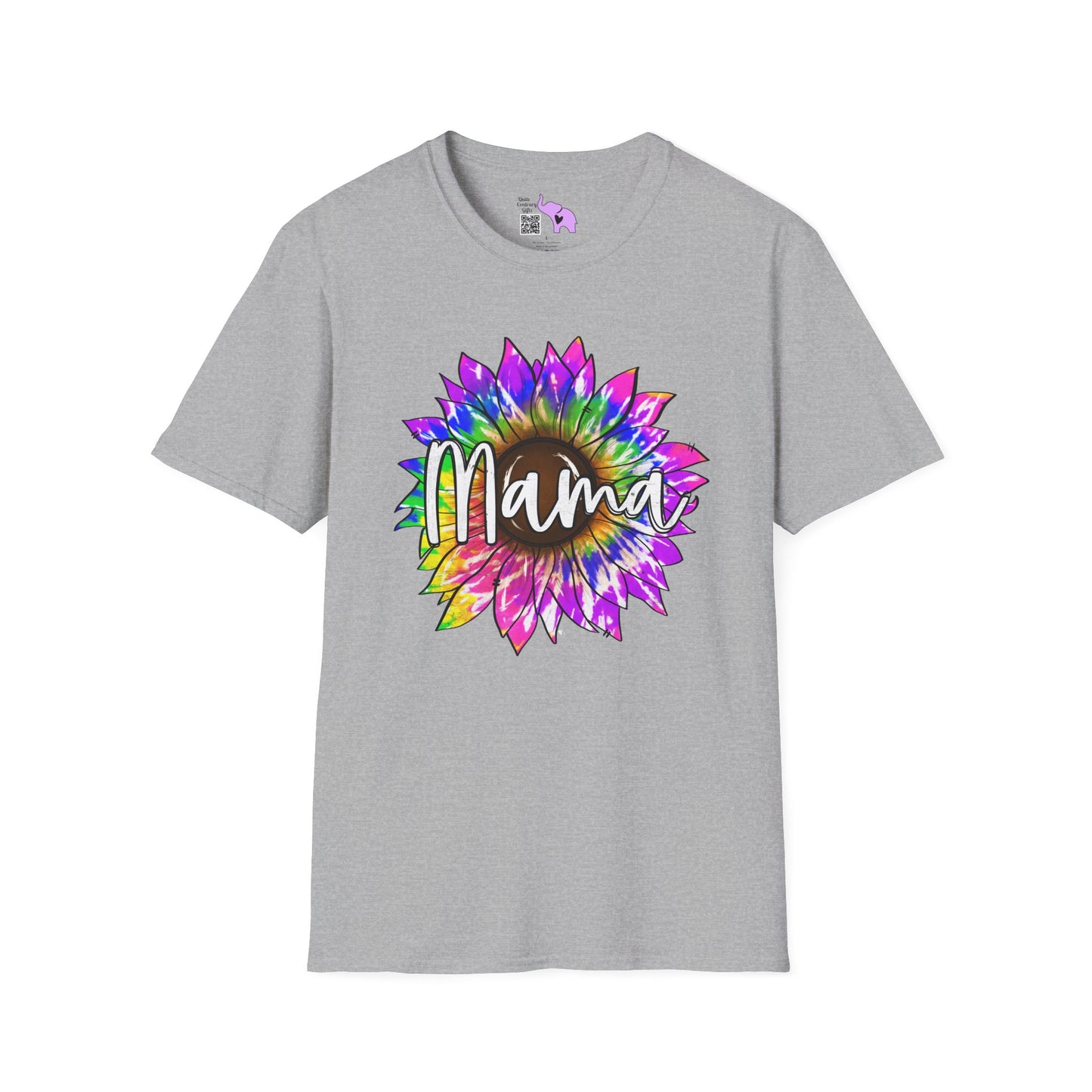 Mama Colorful Sunflower Adult T-shirt