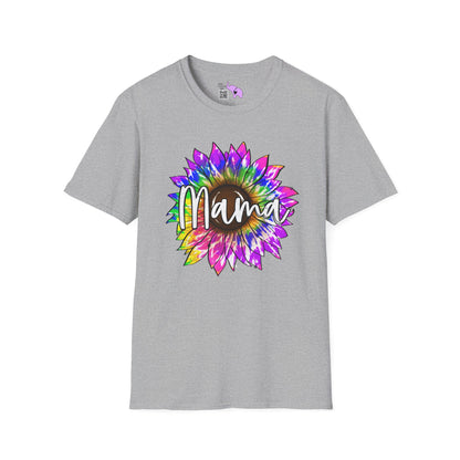 Mama Colorful Sunflower Adult T-shirt