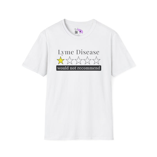 Lyme Disease 1 Star Would Not Recommend Adult T-shirt