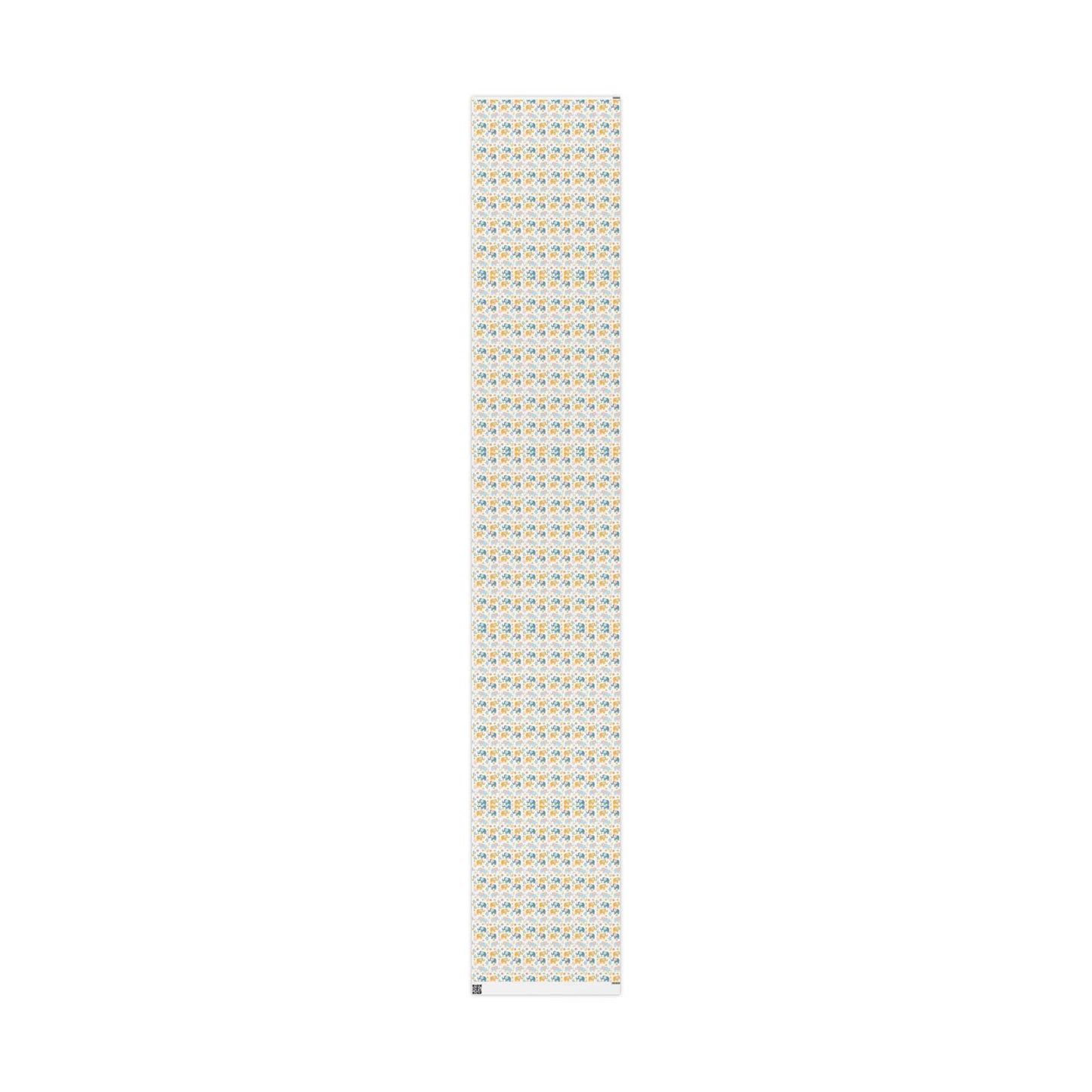 Elephants in Bloom Wrapping Paper