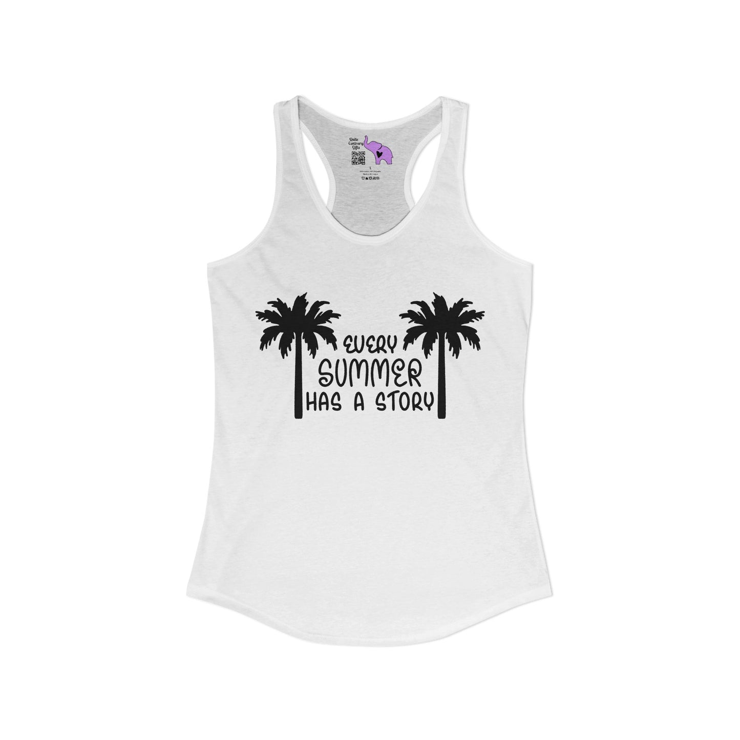 Every Summer Has A Story Women's Ideal Racerback Tank