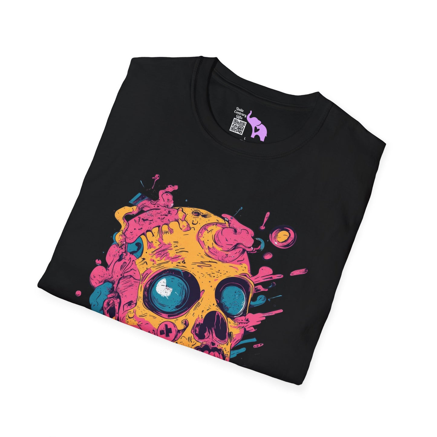 Sleepy Skull Adult T-shirt