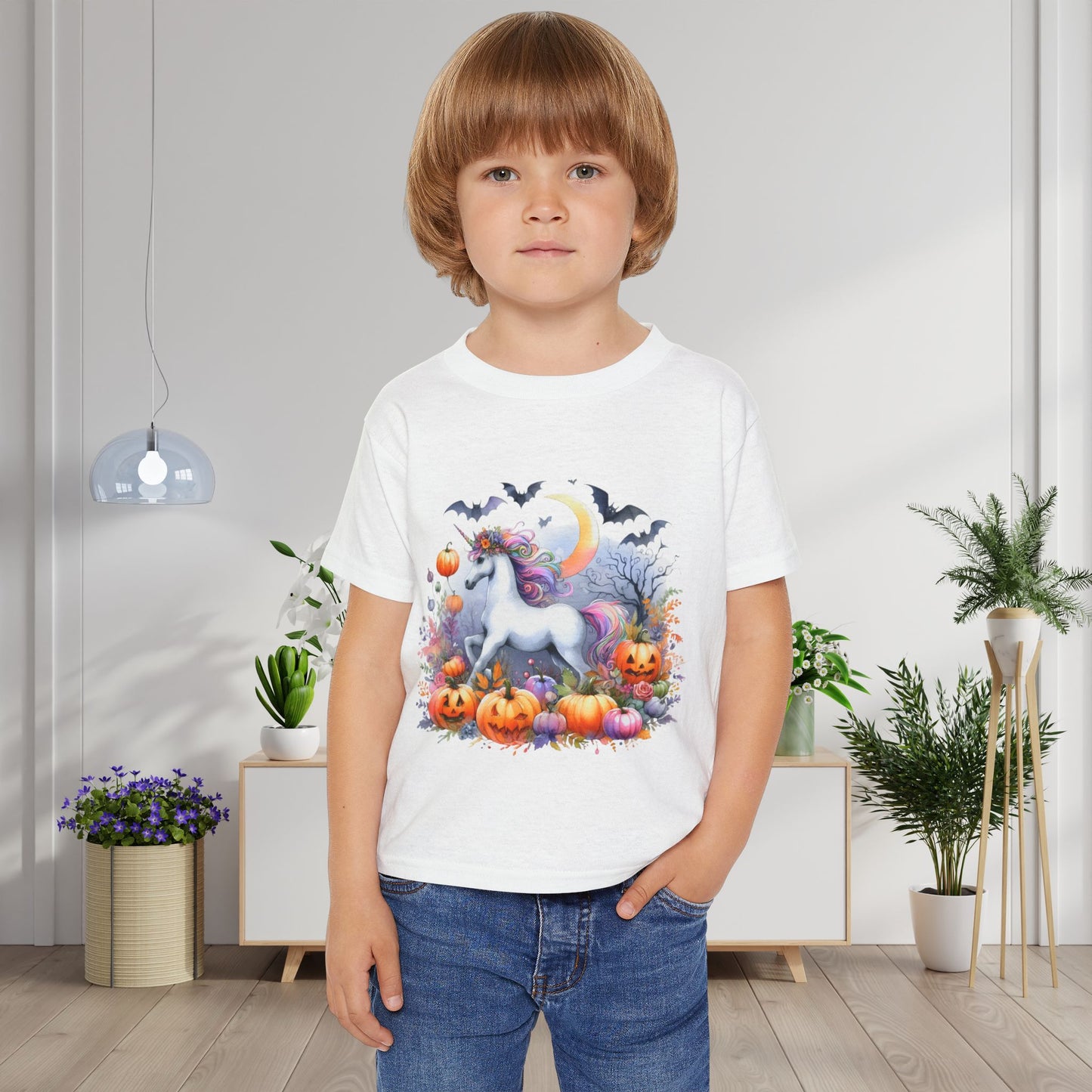 Halloween Unicorn Heavy Cotton™ Toddler T-shirt