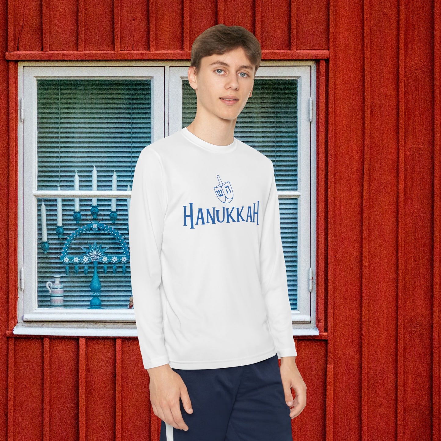 Hanukkah Youth Long Sleeve Tee