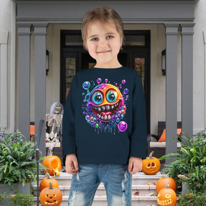 Bubbly Monster Toddler Long Sleeve Tee