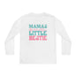 Mama's Dramatic Little Bestie Youth Long Sleeve Tee