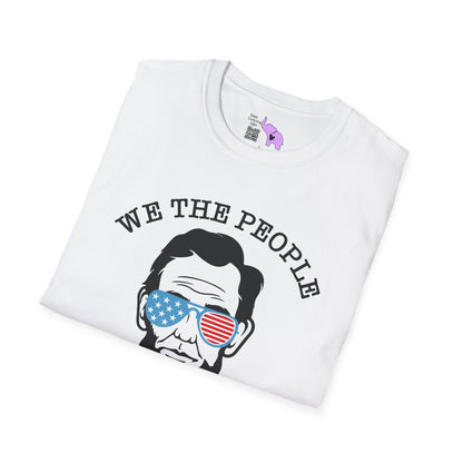 We The People Like To Party (Abraham Lincoln) Adult T-shirt
