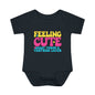 Feeling Cute Might Throw A Tantrum Later Baby Rib Bodysuit