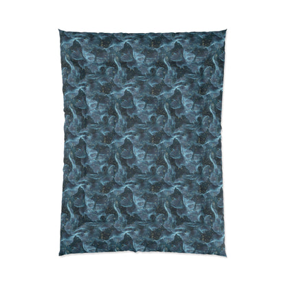 Midnight Sheer & Lace Basic Bedding Set