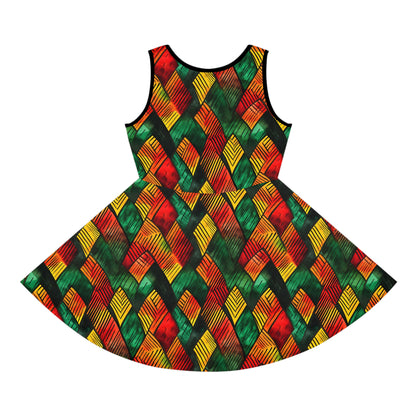 Joyful Vibes Girls' Sleeveless Sundress