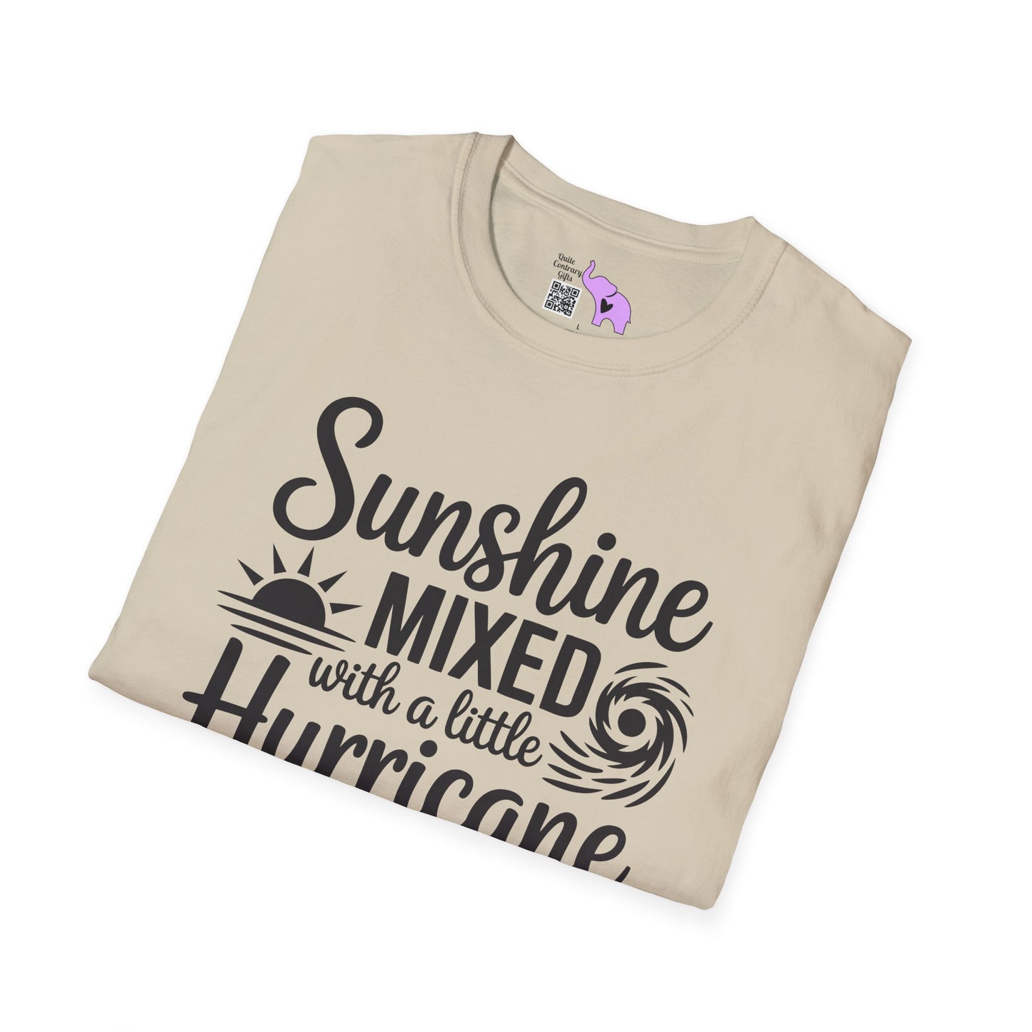 Sunshine Mixed With A Little Hurricane Adult T-shirt