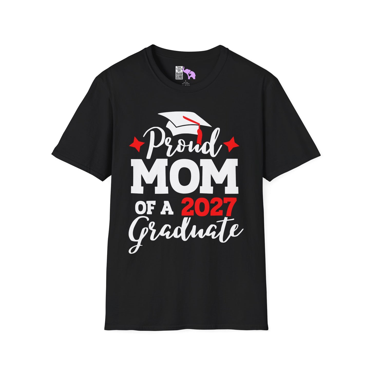 Proud Mom of a 2027 Graduate Adult T-shirt