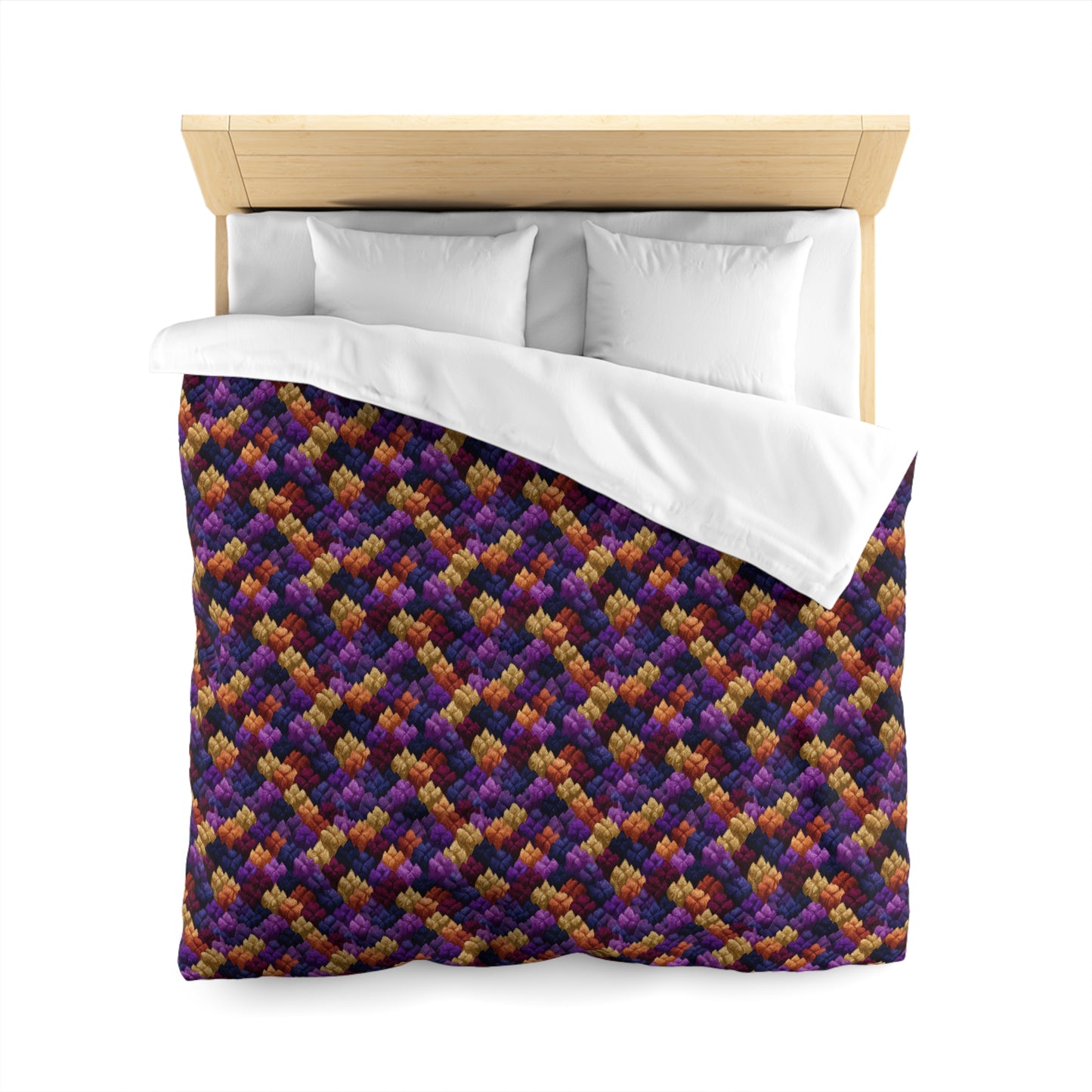 Velour Garden Microfiber Duvet Cover