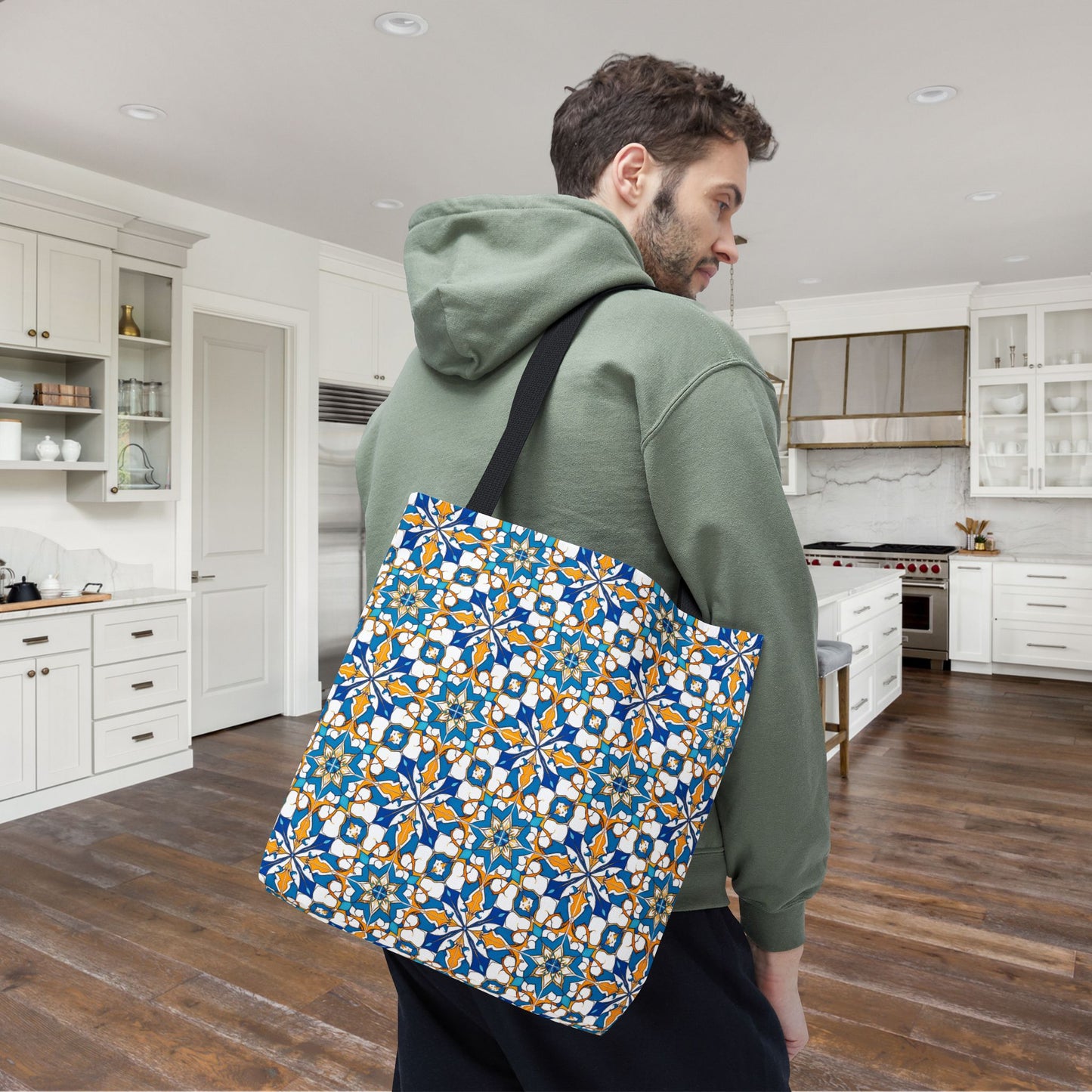 Talavera Sunburst Canvas Tote Bag