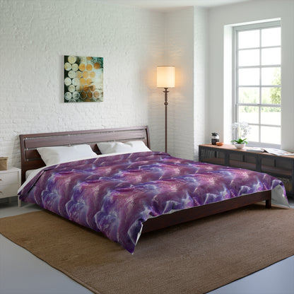 Blush Orchid Sheer & Lace Comforter
