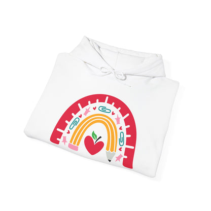 Rainbow Teacher Heavy Blend™ Hooded Sweatshirt