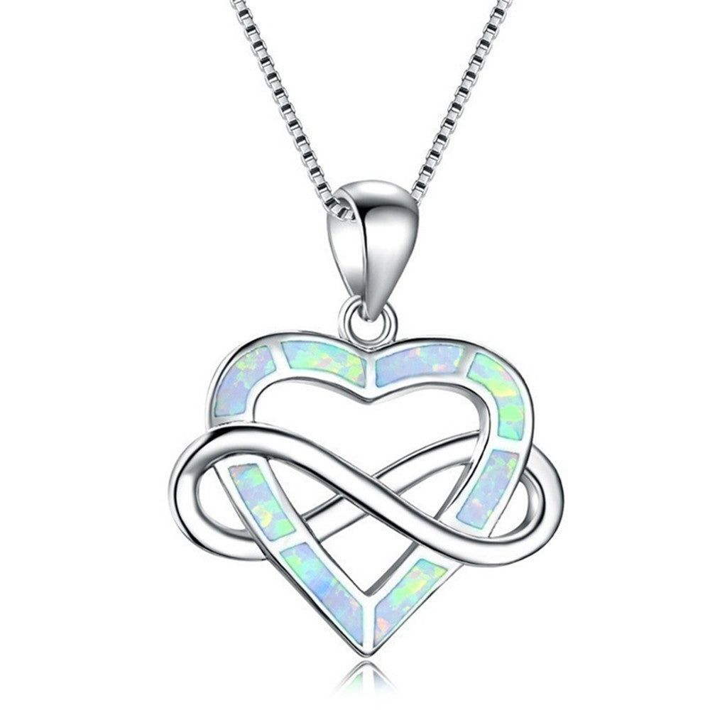 Eternal Heart Silver Pendant Necklace