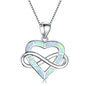 Eternal Heart Silver Pendant Necklace