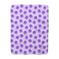 Lilac Mist Peonies Fleece Blanket