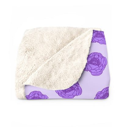 Lilac Mist Peonies Basic Bedding Set