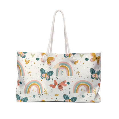 Whispering Wings & Rainbows Weekender Bag