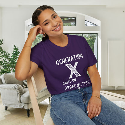 GenX Dysfunction & Neglect Adult T-shirt