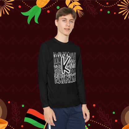 Kwanzaa Wordcloud Youth Long Sleeve Tee