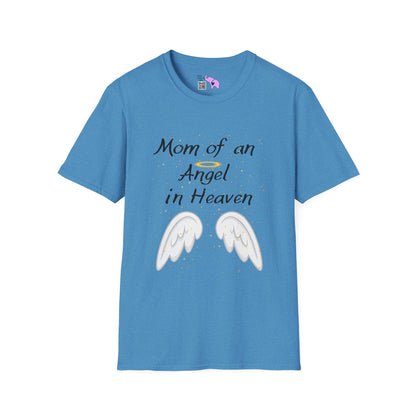 Mom of an Angel in Heaven Adult T-shirt