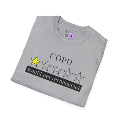 COPD 1 Star Would Not Recommend Adult T-shirt