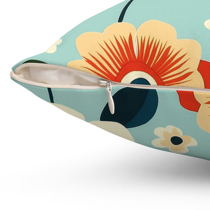 Joy Petals Throw Pillow