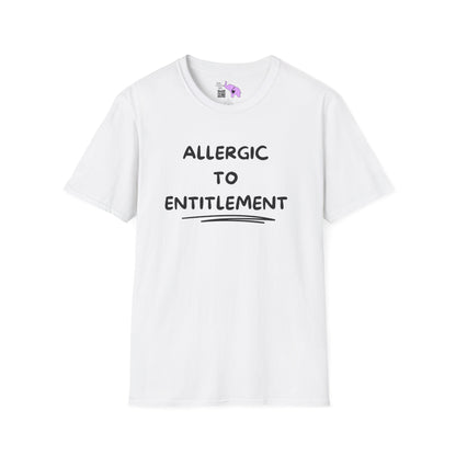 Allergic To Entitlement Adult T-shirt