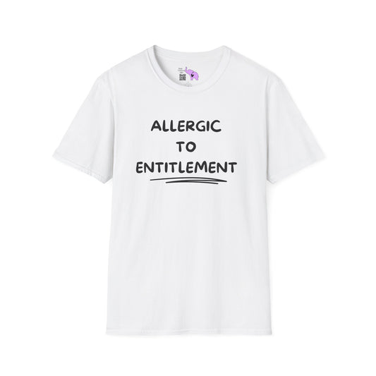 Allergic To Entitlement Adult T-shirt