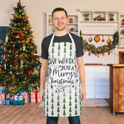We Whisk You A Merry Christmas (Trees) Apron