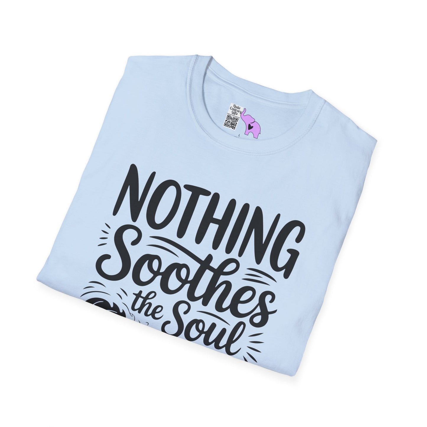 Nothing Soothes the Soul Like A Walk on the Beach Adult T-shirt