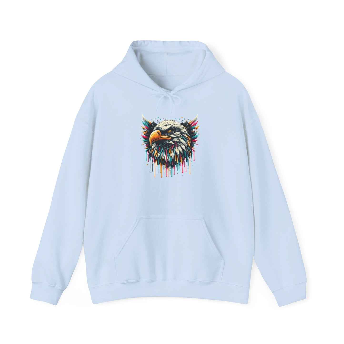 Colorful Bald Eagle Heavy Blend™ Hooded Sweatshirt