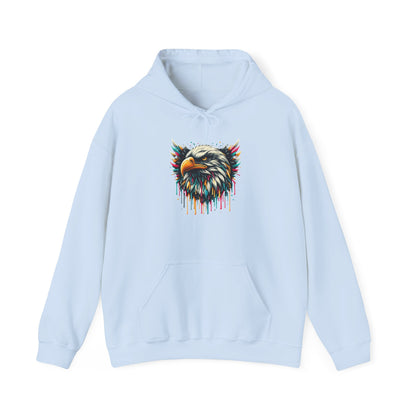 Colorful Bald Eagle Heavy Blend™ Hooded Sweatshirt