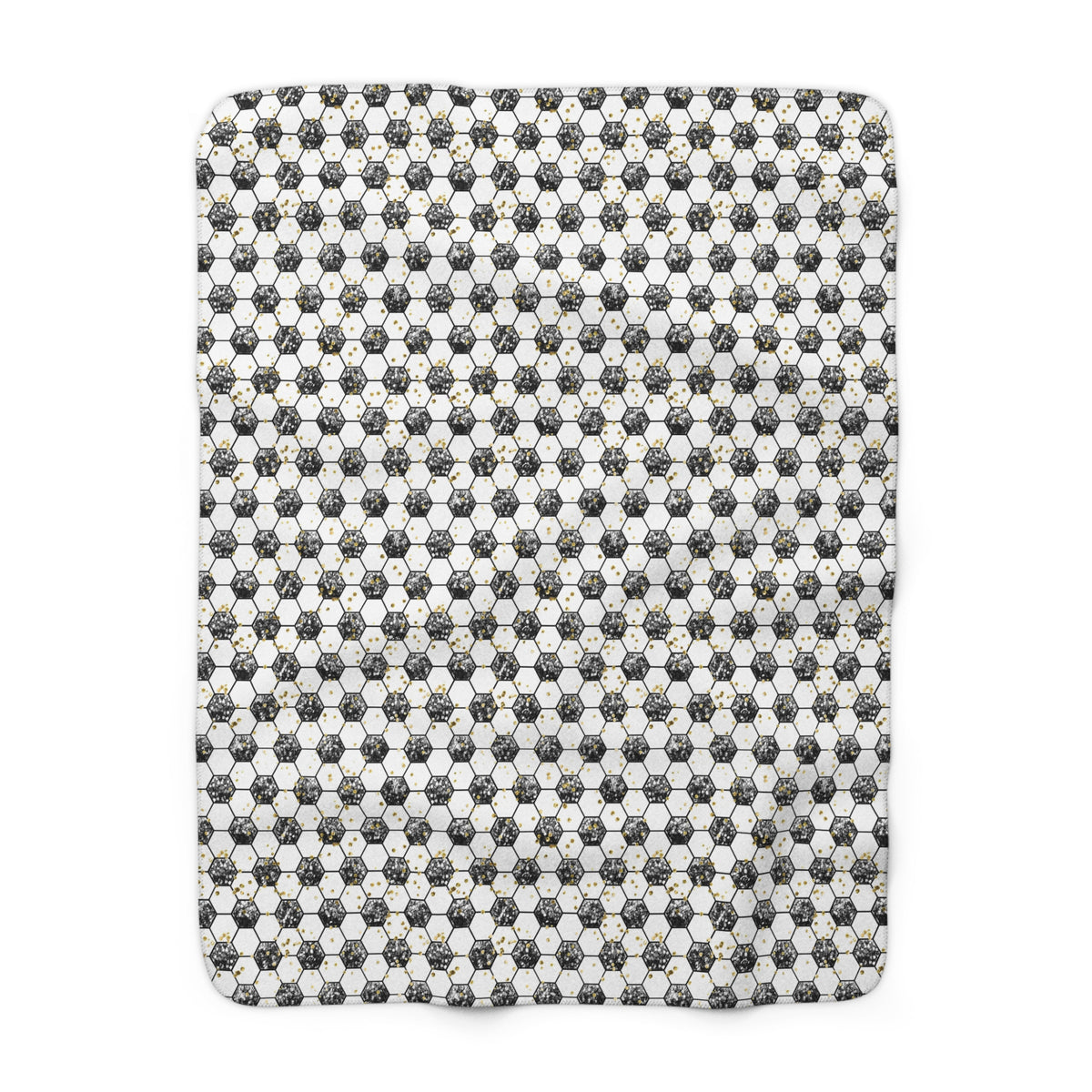 Soccer Gold Rush Fleece Blanket