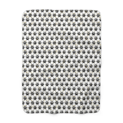 Soccer Gold Rush Fleece Blanket