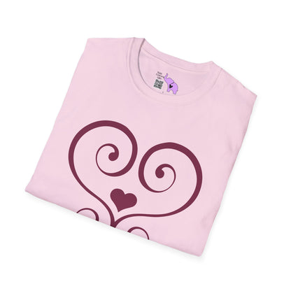 Heart 8 Adult Unisex Tshirt