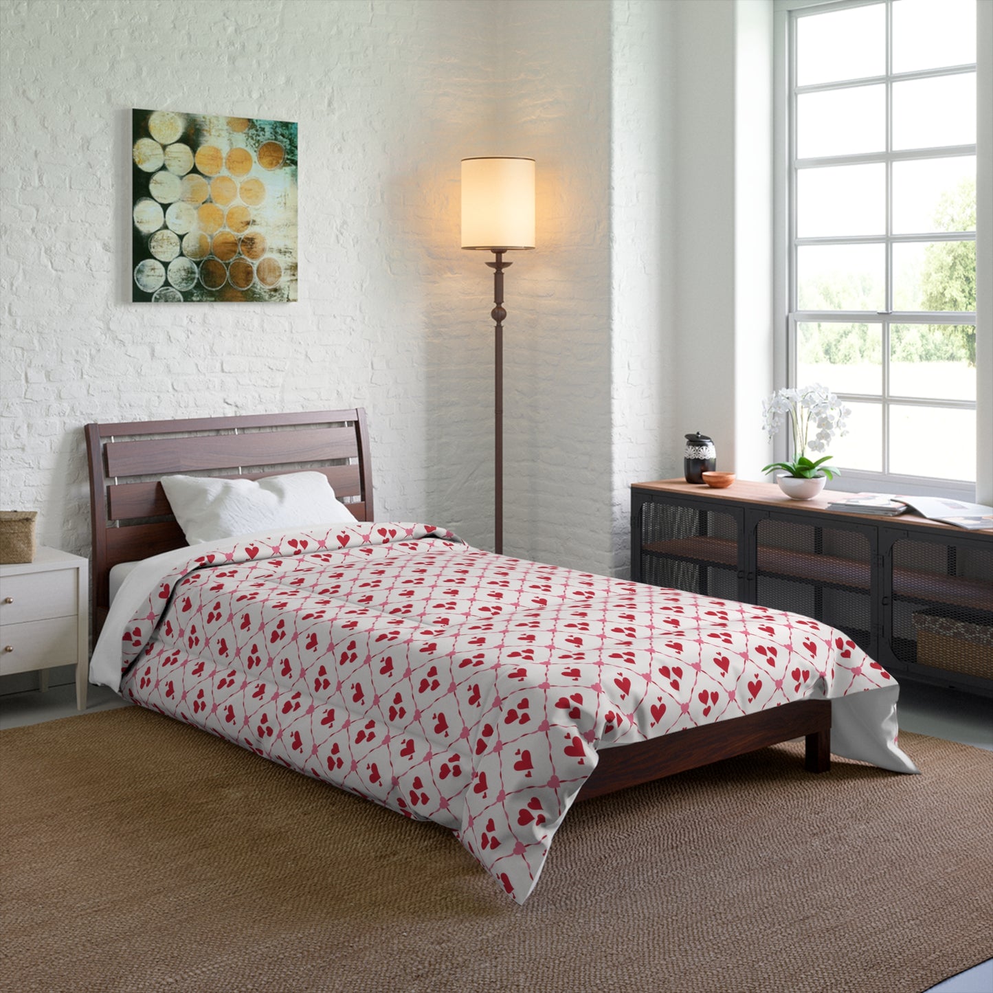 Cupid’s Lattice Basic Bedding Set