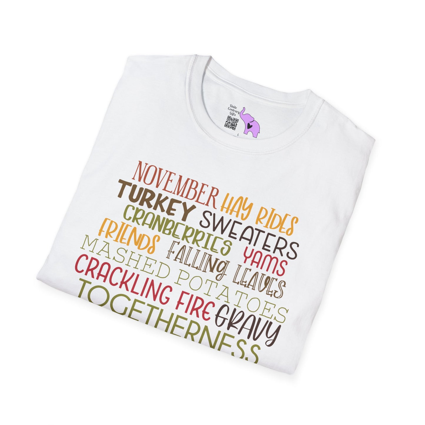 November Words Adult T-shirt