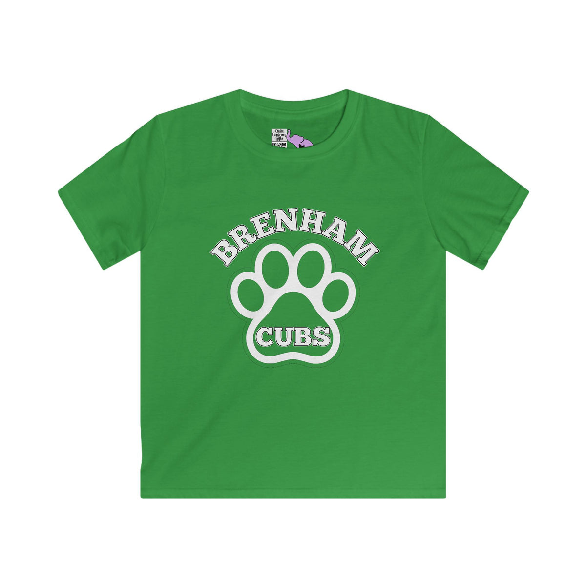 Brenham Paw Pride Youth Softstyle Tee