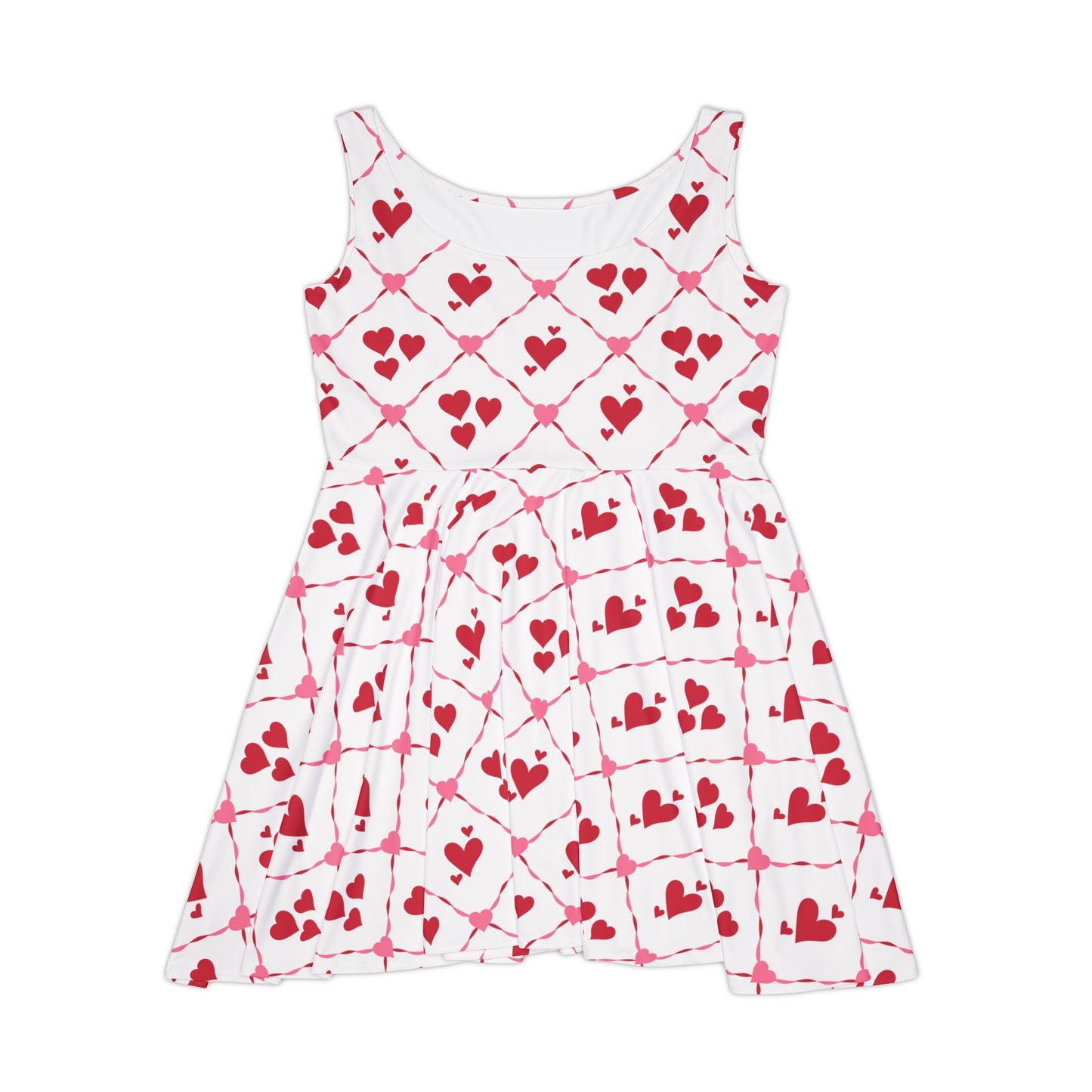 Cupid’s Lattice Women's Skater Dress