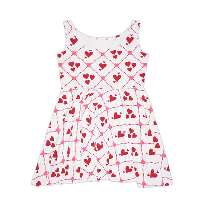 Cupid’s Lattice Women's Skater Dress