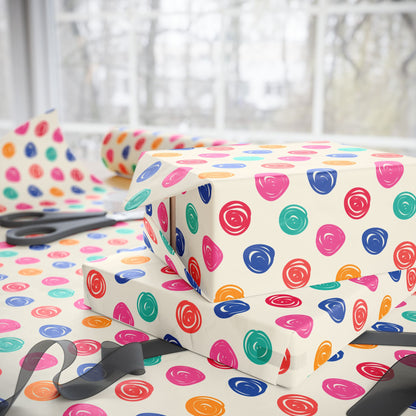 Doodle Dots Wrapping Paper