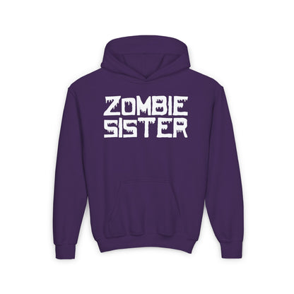 ""Zombie Sister Youth Heavy Blend Hoodie